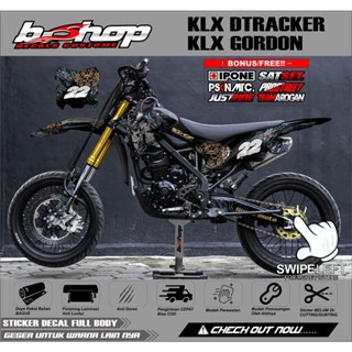 สติกเกอร์รูปลอก ลายมังกร KLX D-Tracker KLX BF 22 สีให้เลือก