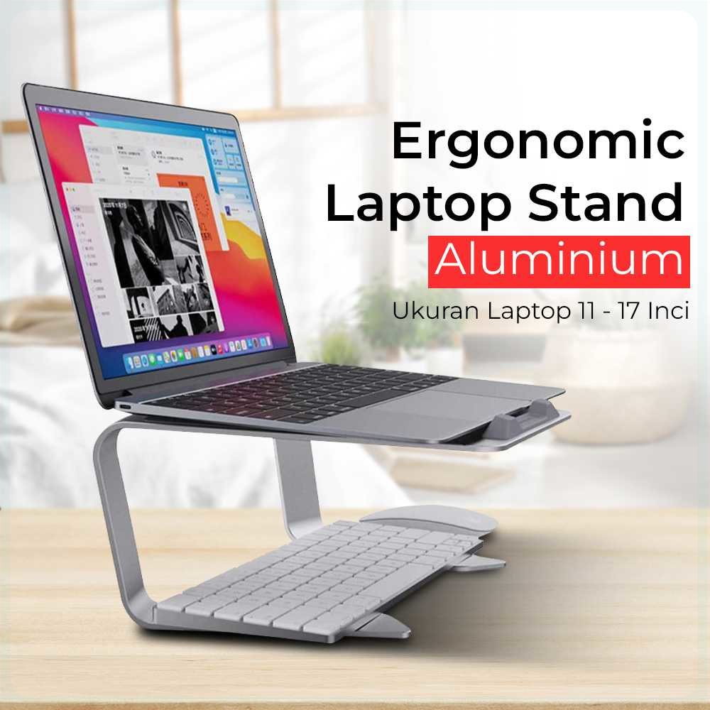 JieYou Ergonomic Laptop Stand Holder Aluminium - P49