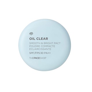 [The FACE Shop] Oil Clear Smooth &amp; Bright Pact SPF30 PA++ 9g