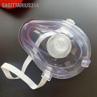 Sagittarius314 Resuscitator Hard Case พร้อมตัวกรองวาล์วทางเดียวแบบพกพา CPR Rescue Face Shield สำหรับการฝึกอบรมทางการแพทย์