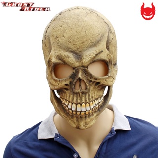 หน้ากาก โกสต์ ไรเดอร์ มัจจุราช หัวกะโหลก กะโหลกผี ปีศาจ Ghost Rider Skull Devil Mask สุดโหด สยองขวัญ Halloween Horror