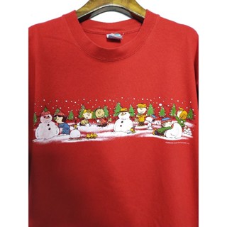 เสื้อยืด มือสอง ลายการ์ตูน Snoopy อก 42 ยาว 28