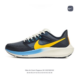 Nike Pegasus 39 Running Shoe AIR ZOOM PEGASUS Air Cushion Breathable Sneakers black yellow blue39-46