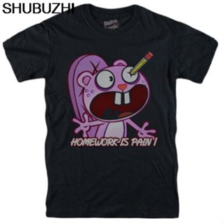 Lyzh HAPPY TREE FRIENDS เสื้อยืด ลาย Toothy Lumpy Petunia Nutty Sniffles Flippy