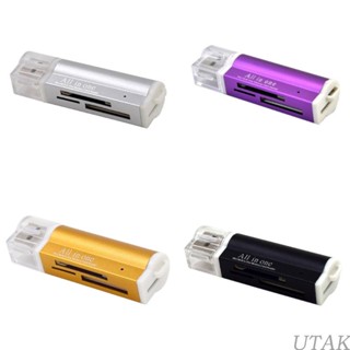 Godd เครื่องอ่านการ์ด SD TF M2 MS 4 ความเร็วสูง 2.0 อะลูมิเนียมอัลลอย