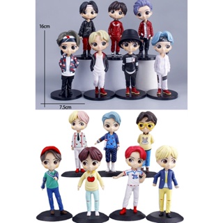 ตุ๊กตาฟิกเกอร์ BTS Tiny Figure Dynamite Explosive Boys BTS ขนาดเล็ก สําหรับเด็กผู้ชาย 7 ชิ้น ต่อชุด