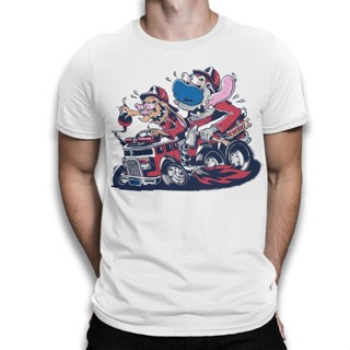 Sanc6 {พร้อมส่ง} เสื้อยืดผ้าฝ้าย 100% พิมพ์ลายการ์ตูน Ren Stimpy Show 90S โอเวอร์ไซซ์ สําหรับผู้ชาย