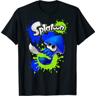 เสื้อยืดแขนสั้น พิมพ์ลายกราฟฟิค Nintendo Splatoon Spleedidle Splat แบบดั้งเดิม สําหรับผู้ชาย_12