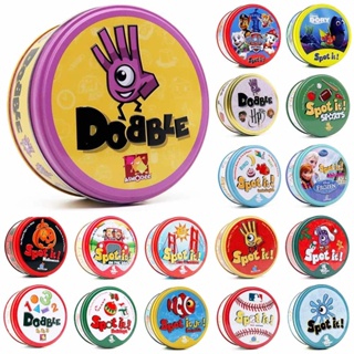 30/55PCS Dobble Card Game Spot It Table Board Game