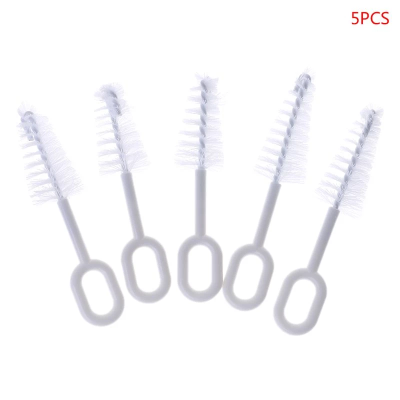 Wit ชุดทําความสะอาดแปรงขวดนม 5 ชิ้นพร้อมแปรงล้างจุกนม Simple ButPractical