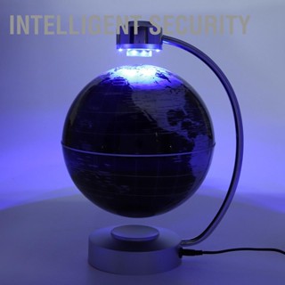 Intelligent Security โต๊ะทำงานลูกโลกลอยได้แสดงแม่เหล็กหมุนดาวเคราะห์โลกลูกบอลสีขาว