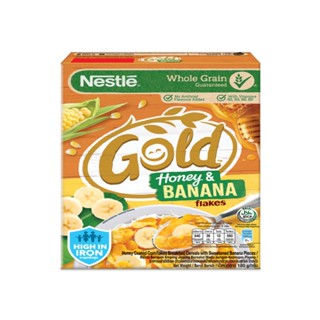 เนสท์เล่ FLAKES โกลด์คอร์นเฟลกฮันนี่บานาน่า180กรัมNESTLE GOLDCORNHONEY BANANA180 GRAM