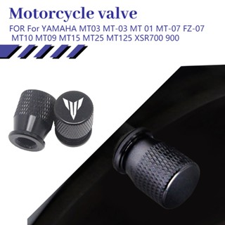 ฝาครอบวาล์วลมยาง อลูมิเนียม CNC สําหรับ YAMAHA YAMAHA MT01 MT09 MT07 MT10 MT03 MT-09 MT-07 MT-10 MT25 MT125 MT-03