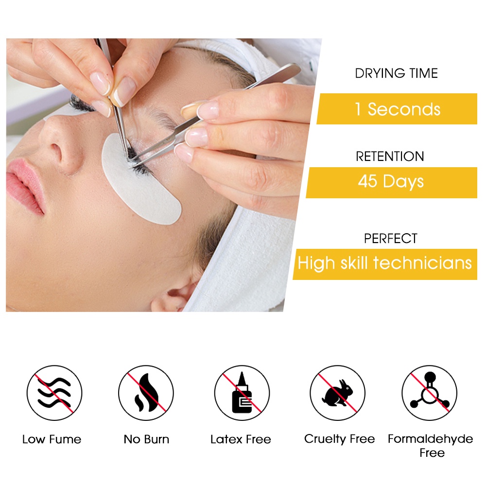 กาวต่อขนตา LADY BLACK ติดทนนาน ขนาด5ml กาวสำหรับช่างต่อขนตา กาวเลดี้แบล็ค ขนาด5ml - รูปที่ 5