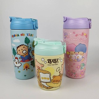 Sanrio Minna No Tabo TwinStar Lulu The Piggy 2-Way Steel Mug Vacuum Flask 7784