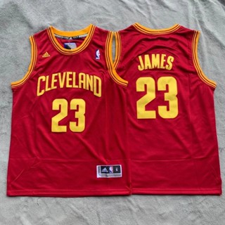 โมเดล James No. แฟชั่น สไตล์คลาสสิก เสื้อกีฬาบาสเก็ตบอลลําลอง ปักลายพุทรา 23 Knight สีแดง สําหรับผู้ชาย นักเรียน 878621