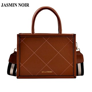 Jasmin NOIR กระเป๋าถือ กระเป๋าสะพายไหล่ ลายสก๊อต สําหรับสตรี