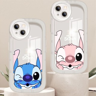 เคสโทรศัพท์มือถือ ลายการ์ตูน Stitch น่ารัก สําหรับ IPhone 14 13 12 11 Promax 14Plus Mini X XS XR XSMAX 6 6s 5 5S 6plus 6splus 7 8 SE2020 7plus 8Plus