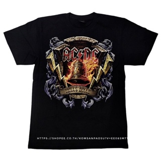 [S-5XL] เสื้อยืดวง ACDC hells bells เสื้อวง acdc เสื้อยืด acdc