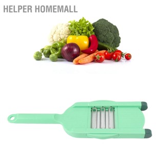 Helper HomeMall เครื่องหั่นผักมัลติฟังก์ชั่ใบมีดสแตนเลสเครื่องล้างจานปลอดภัยสับผักสำหรับมันฝรั่งแตงกวาแครอท