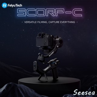 FeiyuTech Feiyu SCORP-C 3-Axis Handheld Gimbal Stabilizer Handle Grip พร้อมขาตั้งกล้องสําหรับกล้อง DSLR