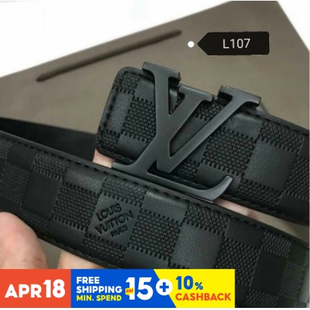 [คลังสินค้าพร้อม] เข็มขัด LV_Belt หรูหราและพิเศษ Guccis_Gucci_Type 9 เข็มขัดผู้ชายสุภาพสตรี _lv แฟชั