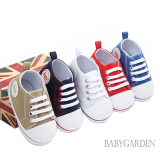 Babygarden รองเท้าผ้าใบ พื้นนิ่ม กันลื่น สําหรับเด็กทารก