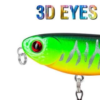 Tokushima เหยื่อตกปลา รูปตา 3D ลอยน้ําได้ 6 สี 5.7 ซม. 5 กรัม 1 ชิ้น