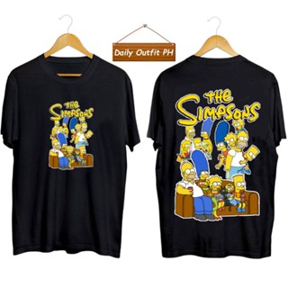 The simpsons Oversized cotton shirt DTF A3 unisex_09