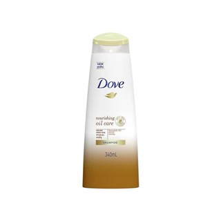 HOMEHAP DOVE แชมพู สูตร Therapy Nourishing Oil Care 340 มล. สีทอง แชมพู ยาสระผม แชมพูสะผม