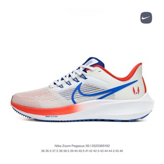 Nike Pegasus 39 Running Shoe AIR ZOOM PEGASUS Air Cushion Sneaker Lotus root white orange blue36-46