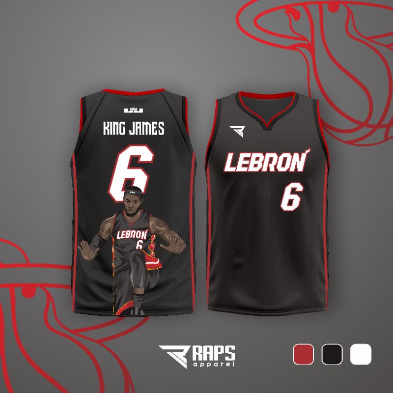 เสื้อแข่ง LEBRON HEAT EDITION