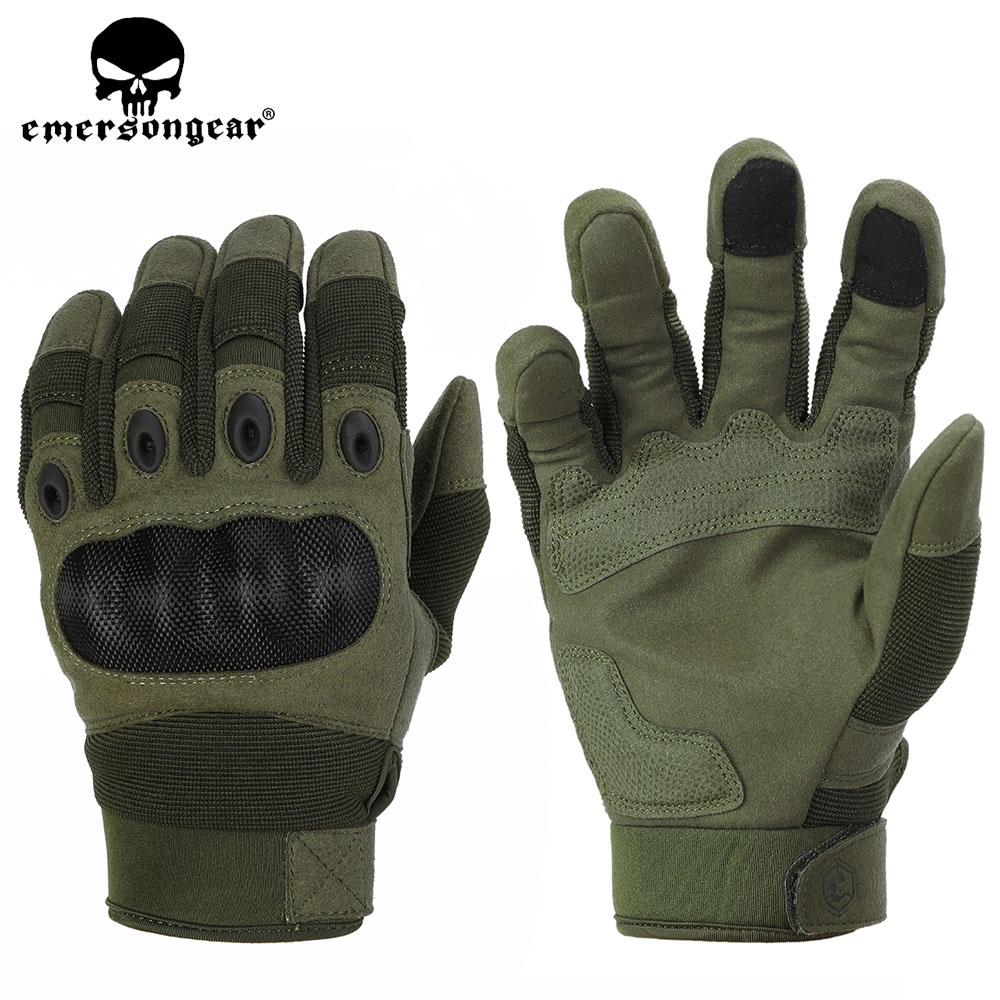 Emersongear Tactical ถุงมือเต็มนิ้วกีฬากลางแจ้งถุงมือปีนเขาขี่จักรยานเต็มนิ้วป้องกันการลื่นไถล