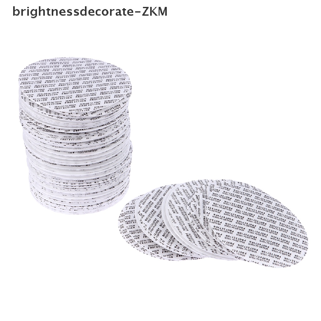 [Brightdecorate] โฟมซีลฝาปิดขวดโหล มีกาวในตัว 20 มม. - 82 มม. 200 ชิ้น [TH]