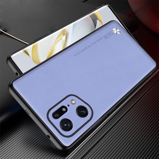 เคสโทรศัพท์หนัง TPU นิ่ม ไฮบริด หรูหรา สําหรับ OPPO Find X5 Find X5 Pro