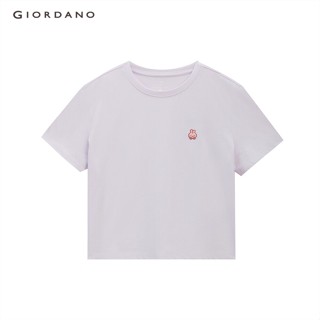 GIORDANO เสื้อยืดผู้หญิง Womens Printed Tee 05393217