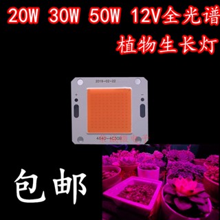 หลอดไฟ led พลังงานสูง 12V 20W30W50W สําหรับปลูกพืชในร่ม