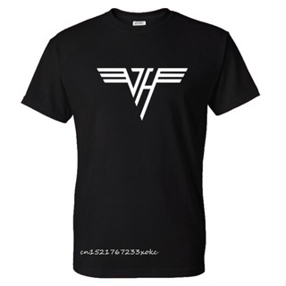 [S-5XL] เสื้อยืด พิมพ์ลาย Van Halen วงร็อค วาฟเฟิล คุณภาพสูง สไตล์สตรีท แฟชั่นสําหรับผู้ชาย