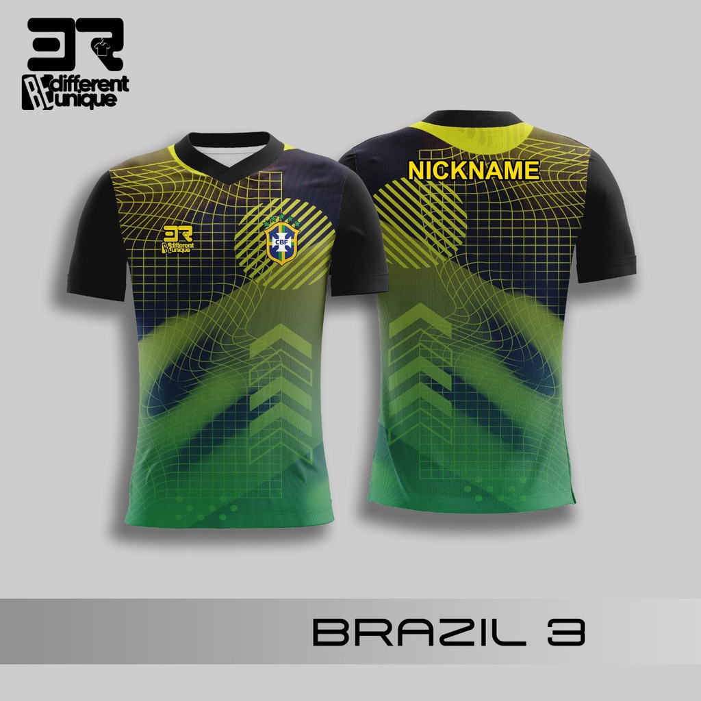 [ จัดส่งแบบขาย ] BRAZIL WORLD FOOTBALL JERSEY 3 DB - / FOOTBALL JERSEY / FOOTBALL JERSEY / FOOTBALL 