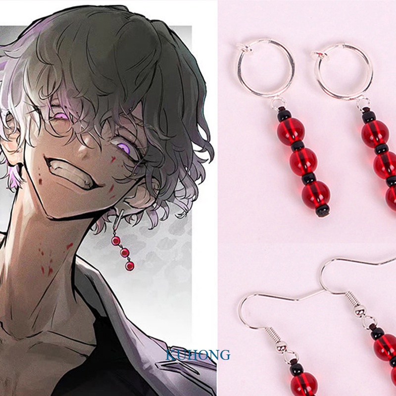 Kuhong อะนิเมะ Tokyo Revengers ต่างหูจี้อะคริลิค ทุกเพศ คอสเพลย์ อุปกรณ์