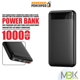 Powerbank พาวเวอร์แบงค์ รุ่น RPP-147 (USB, Type-C, Micro) ความจุ 10000mAh. ชาร์จเร็ว แบตสำรอง พร้อมไฟ LED เบา พกพา