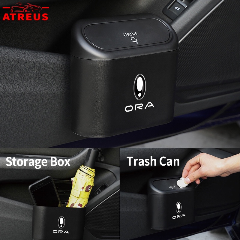 ORA Good Cat ถังขยะในรถ ถังขยะรถยนต์ กล่องแขวนอเนกประสงค์ในรถ ที่วางและเก็บของในรถยนต์
