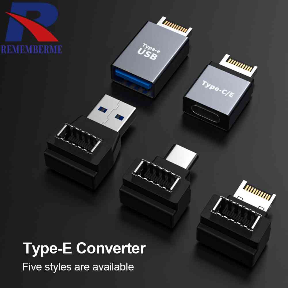 อะแดปเตอร์เชื่อมต่อเมนบอร์ด Type E เป็น Type C USB สําหรับคอมพิวเตอร์ตั้งโต๊ะ PC
