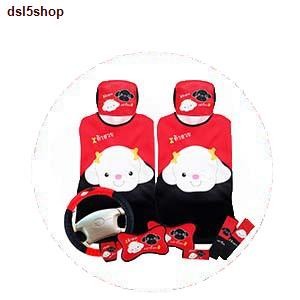 พร้อมส่งﺴ♤🚗🐶 ชุดประดับยนต์เฉาก๊วย&amp;เต้าฮวย (แบรนด์ Rainflower )