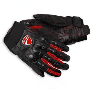 Ducati Corse ถุงมือผู้สูงอายุ ถุงมือมอเตอร์ไซค์ กันลื่น และป้องกันการตก