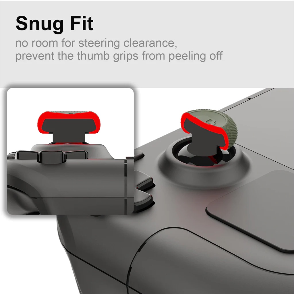 Skull & Co. ชุดฝาครอบปุ่มกดจอยสติ๊ก FPS CQC สําหรับ Steam Deck ROG Ally