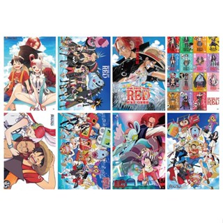 8 ในเซ็ต ONE PIECE าร์ตูน วันพีช โปสเตอร์วอลเปเปอร์  ความละเอียดสูง ขนาด 42x29 ซม. สําหรับตกแต่งผนัง ห้องนั่งเล่น