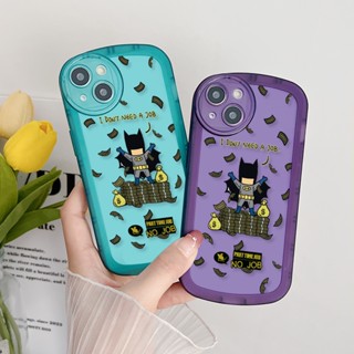 เคส Vivo V29 V27 Y33T V25 Pro Y30 5G Y75 V23 V23e 5G T1x Y33s T1 เคส Vivo Y21s Y21T Y21 Y72 Y52 Y20s Y20 Y12s Y12A S1 V20 Pro ปลอกนุ่มกันกระแทกแบทแมนเครื่องธนบัตร