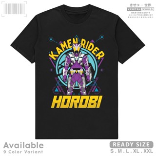 เสื้อยืด พิมพ์ลายการ์ตูนอนิเมะ KAMEN RIDER HOROBI ARK ZERO MetsubouJinrai สไตล์ญี่ปุ่น สําหรับผู้ชาย x A1486_02