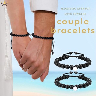 สร้อยข้อมือ หินเทอร์ควอยซ์ แม่เหล็กดึงดูด แรงโน้มถ่วง แบบธรรมชาติ สําหรับผู้ชาย และผู้หญิง YUE